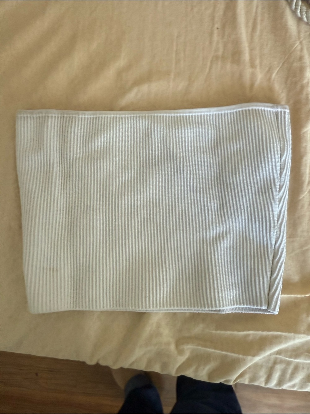Babaton White Ribbed shirt